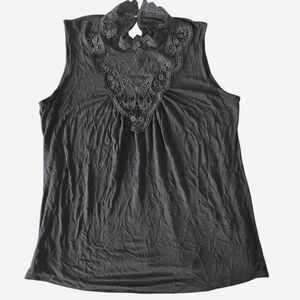 No-brand Women's Black and Grey Blouse